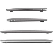 Load image into Gallery viewer, Dongke MacBook Air 13 inch Case 2020 2019 2018 Rubberized Frosted Matte See Through Hard Case Cover for MacBook Air 13.3 inch Black