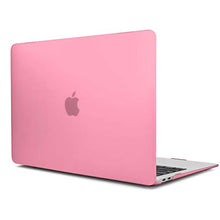 Load image into Gallery viewer, Dongke MacBook Air 13 inch Case 2020 2019 2018 Rubberized Frosted Matte See Through Hard Case Cover for MacBook Air 13.3 inch Black