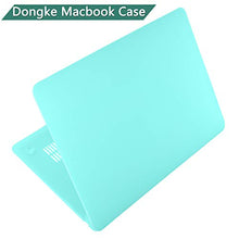 Load image into Gallery viewer, Dongke MacBook Air 13 inch Case 2020 2019 2018 Rubberized Frosted Matte See Through Hard Case Cover for MacBook Air 13.3 inch Black