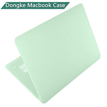 Load image into Gallery viewer, Dongke MacBook Air 13 inch Case 2020 2019 2018 Rubberized Frosted Matte See Through Hard Case Cover for MacBook Air 13.3 inch Black