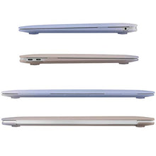 Load image into Gallery viewer, Dongke MacBook Air 13 inch Case 2020 2019 2018 Rubberized Frosted Matte See Through Hard Case Cover for MacBook Air 13.3 inch Black