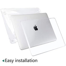 Load image into Gallery viewer, Dongke MacBook Air 13 inch Case 2020 2019 2018 Rubberized Frosted Matte See Through Hard Case Cover for MacBook Air 13.3 inch Black