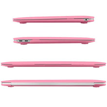 Load image into Gallery viewer, Dongke MacBook Air 13 inch Case 2020 2019 2018 Rubberized Frosted Matte See Through Hard Case Cover for MacBook Air 13.3 inch Black