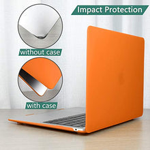 Load image into Gallery viewer, Dongke MacBook Air 13 inch Case 2020 2019 2018 Rubberized Frosted Matte See Through Hard Case Cover for MacBook Air 13.3 inch Black