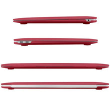 Load image into Gallery viewer, Dongke MacBook Air 13 inch Case 2020 2019 2018 Rubberized Frosted Matte See Through Hard Case Cover for MacBook Air 13.3 inch Black