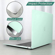 Load image into Gallery viewer, Dongke MacBook Air 13 inch Case 2020 2019 2018 Rubberized Frosted Matte See Through Hard Case Cover for MacBook Air 13.3 inch Black