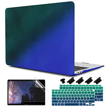 Load image into Gallery viewer, Dongke MacBook Air 13 inch Case 2020 2019 2018 Rubberized Frosted Matte See Through Hard Case Cover for MacBook Air 13.3 inch Black