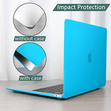 Load image into Gallery viewer, Dongke MacBook Air 13 inch Case 2020 2019 2018 Rubberized Frosted Matte See Through Hard Case Cover for MacBook Air 13.3 inch Black