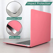 Load image into Gallery viewer, Dongke MacBook Air 13 inch Case 2020 2019 2018 Rubberized Frosted Matte See Through Hard Case Cover for MacBook Air 13.3 inch Black