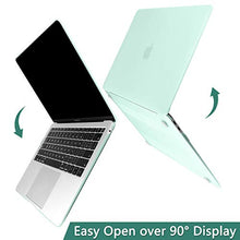 Load image into Gallery viewer, Dongke MacBook Air 13 inch Case 2020 2019 2018 Rubberized Frosted Matte See Through Hard Case Cover for MacBook Air 13.3 inch Black