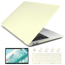 Load image into Gallery viewer, Dongke MacBook Air 13 inch Case 2020 2019 2018 Rubberized Frosted Matte See Through Hard Case Cover for MacBook Air 13.3 inch Black