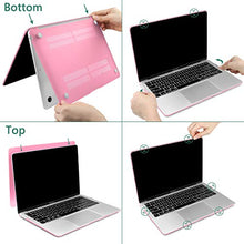 Load image into Gallery viewer, Dongke MacBook Air 13 inch Case 2020 2019 2018 Rubberized Frosted Matte See Through Hard Case Cover for MacBook Air 13.3 inch Black