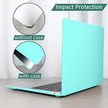 Load image into Gallery viewer, Dongke MacBook Air 13 inch Case 2020 2019 2018 Rubberized Frosted Matte See Through Hard Case Cover for MacBook Air 13.3 inch Black