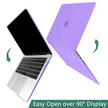 Load image into Gallery viewer, Dongke MacBook Air 13 inch Case 2020 2019 2018 Rubberized Frosted Matte See Through Hard Case Cover for MacBook Air 13.3 inch Black