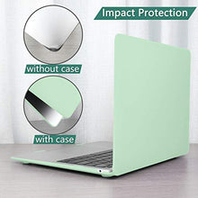 Load image into Gallery viewer, Dongke MacBook Air 13 inch Case 2020 2019 2018 Rubberized Frosted Matte See Through Hard Case Cover for MacBook Air 13.3 inch Black