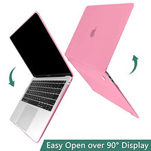 Load image into Gallery viewer, Dongke MacBook Air 13 inch Case 2020 2019 2018 Rubberized Frosted Matte See Through Hard Case Cover for MacBook Air 13.3 inch Black