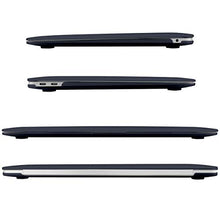 Load image into Gallery viewer, Dongke MacBook Air 13 inch Case 2020 2019 2018 Rubberized Frosted Matte See Through Hard Case Cover for MacBook Air 13.3 inch Black
