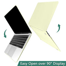 Load image into Gallery viewer, Dongke MacBook Air 13 inch Case 2020 2019 2018 Rubberized Frosted Matte See Through Hard Case Cover for MacBook Air 13.3 inch Black