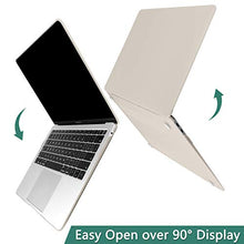 Load image into Gallery viewer, Dongke MacBook Air 13 inch Case 2020 2019 2018 Rubberized Frosted Matte See Through Hard Case Cover for MacBook Air 13.3 inch Black