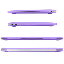 Load image into Gallery viewer, Dongke MacBook Air 13 inch Case 2020 2019 2018 Rubberized Frosted Matte See Through Hard Case Cover for MacBook Air 13.3 inch Black