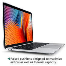 Load image into Gallery viewer, Dongke MacBook Air 13 inch Case 2020 2019 2018 Rubberized Frosted Matte See Through Hard Case Cover for MacBook Air 13.3 inch Black