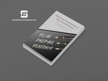 Load image into Gallery viewer, Business Operational, All-In-One Simple and Effective Goal Setting Dateless Quarterly Weekly and Monthly Planner with Sales Templates, Planning Worksheets, Expense Tracker, and Affirmations.