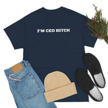 Load image into Gallery viewer, Unisex Heavy Cotton Tee - I&#39;m CEO
