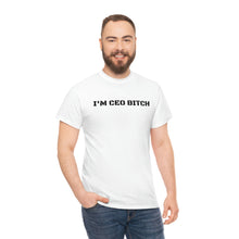 Load image into Gallery viewer, Unisex Heavy Cotton Tee - I&#39;m CEO
