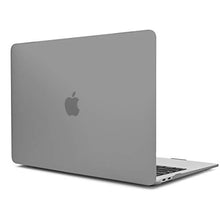 Load image into Gallery viewer, Dongke MacBook Air 13 inch Case 2020 2019 2018 Rubberized Frosted Matte See Through Hard Case Cover for MacBook Air 13.3 inch Black
