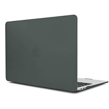 Load image into Gallery viewer, Dongke MacBook Air 13 inch Case 2020 2019 2018 Rubberized Frosted Matte See Through Hard Case Cover for MacBook Air 13.3 inch Black
