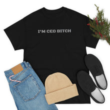 Load image into Gallery viewer, Unisex Heavy Cotton Tee - I&#39;m CEO
