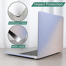 Load image into Gallery viewer, Dongke MacBook Air 13 inch Case 2020 2019 2018 Rubberized Frosted Matte See Through Hard Case Cover for MacBook Air 13.3 inch Black
