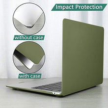 Load image into Gallery viewer, Dongke MacBook Air 13 inch Case 2020 2019 2018 Rubberized Frosted Matte See Through Hard Case Cover for MacBook Air 13.3 inch Black
