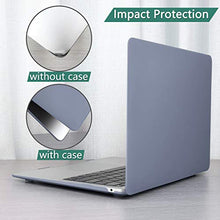 Load image into Gallery viewer, Dongke MacBook Air 13 inch Case 2020 2019 2018 Rubberized Frosted Matte See Through Hard Case Cover for MacBook Air 13.3 inch Black
