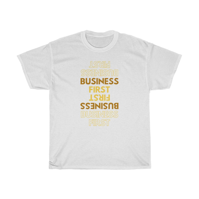 Unisex Heavy Cotton Tee-Business First