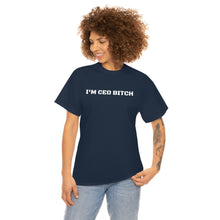 Load image into Gallery viewer, Unisex Heavy Cotton Tee - I&#39;m CEO
