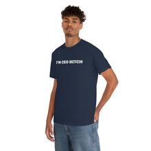 Load image into Gallery viewer, Unisex Heavy Cotton Tee - I&#39;m CEO
